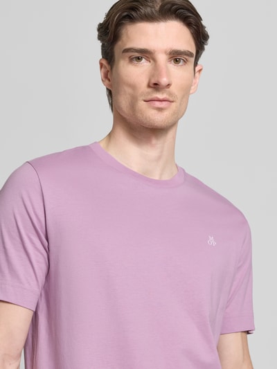 Marc O'Polo Regular Fit T-Shirt aus reiner Baumwolle  Flieder 3