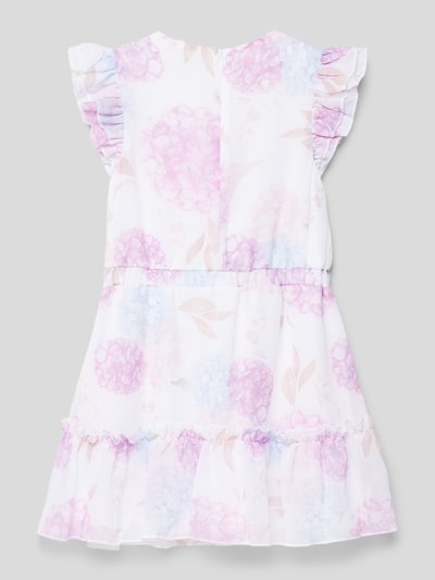 GUESS Kleid mit floralem Allover-Muster Offwhite 3