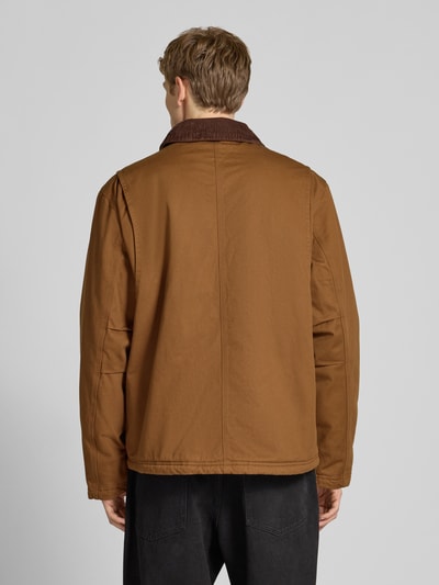 Tommy Jeans Regular Fit Blouson aus reiner Baumwolle Mittelbraun 5