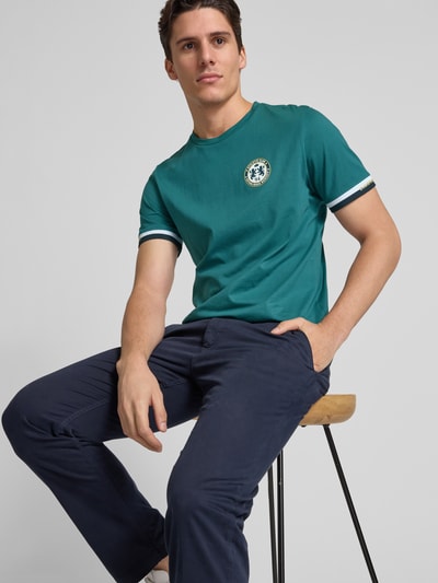 Christian Berg Men T-Shirt mit Motiv-Print Metallic Gruen 3