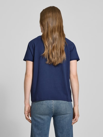monari T-Shirt mit Strasssteinbesatz Marine 5