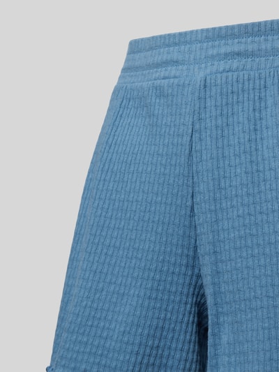 Jake*s Casual Spodnie od piżamy o kroju regular fit z fakturowanym wzorem Błękitny 2
