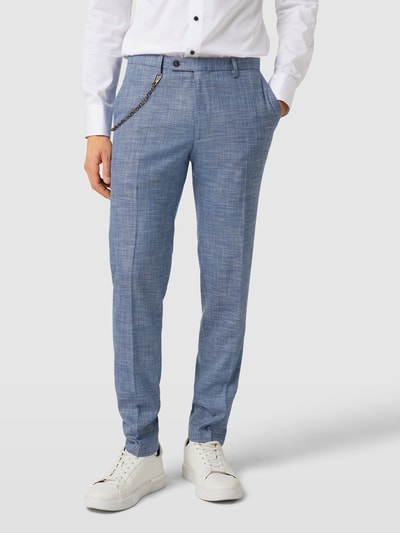 Cinque Pantalon met structuurmotief Blauw - 4