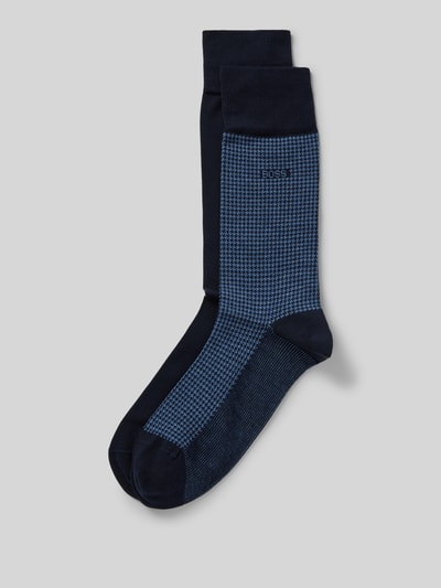 BOSS Socken mit Label-Detail im 2er-Pack Marine 1