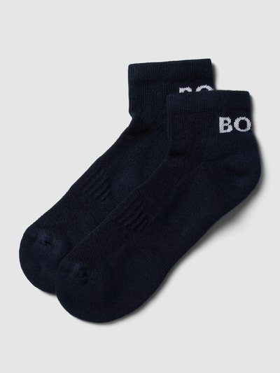 BOSS Sneakersocken mit elastischen Einsätzen im 2er-Pack Marine 1