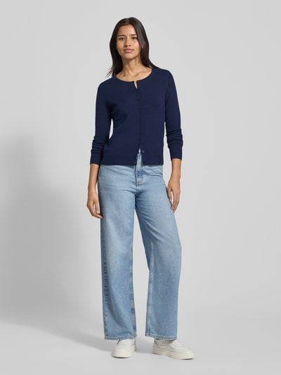 Christian Berg Woman Vest met knoopsluiting Donkerblauw - 1