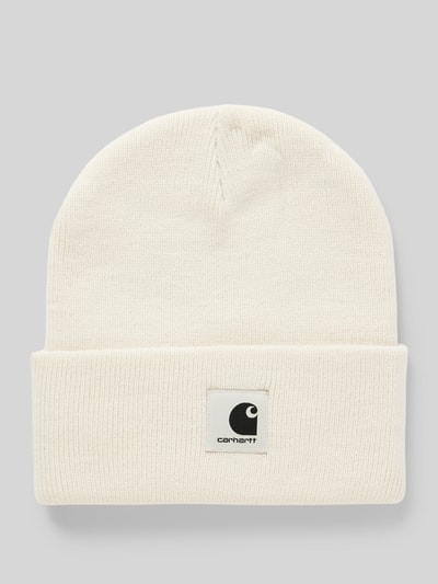 Carhartt Work In Progress Beanie mit Label-Patch Modell 'ASHLEY' Offwhite 1