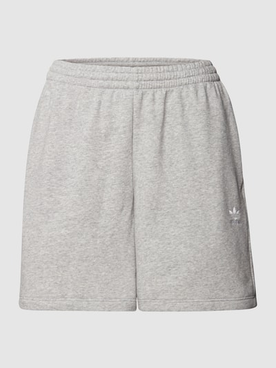 adidas Originals Sweatshorts mit Brand-Stitching Hellgrau Melange 2