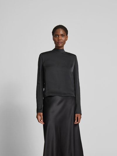 ROTATE Blusenshirt mit Stehkragen Black 4