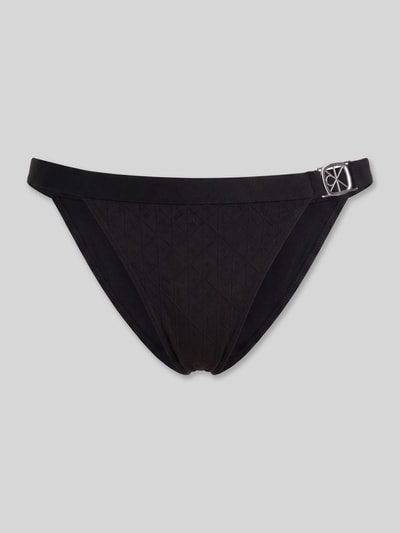 Calvin Klein Underwear Slip mit Allover-Muster Modell 'EMBOS' Black 2