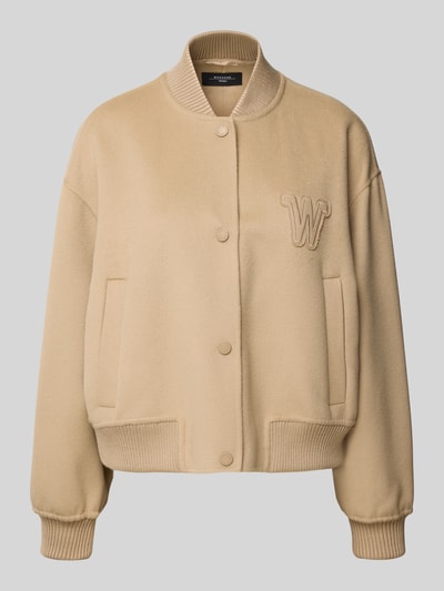 Weekend Max Mara Regular fit collegejack van wolmix, model 'ZELANTE' Camel - 2