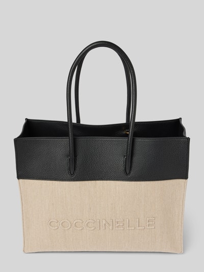 Coccinelle Shopper mit Label-Stitching Modell 'MYRTHA' Black 2