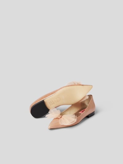 Custommade Ballerinas aus Leder-Mix Beige 5