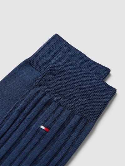 Tommy Hilfiger Socken mit Logo-Stitching im 2er-Pack Marine 2