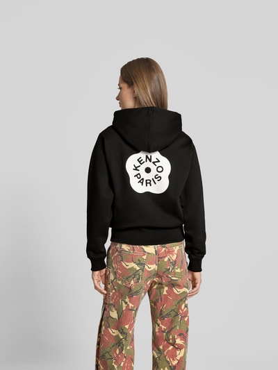 Kenzo Hoodie mit Logo-Print Black 5