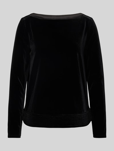 Emporio Armani Longsleeve mit U-Boot-Ausschnitt Black 2
