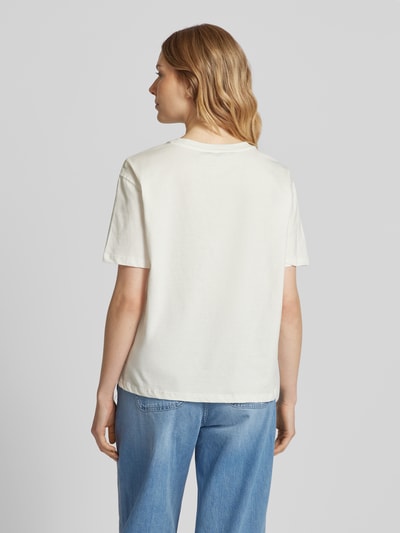 Smith and Soul T-Shirt mit Label-Stitching Weiss 5