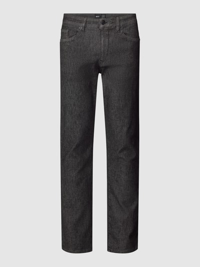 BOSS Slim Fit Jeans im 5-Pocket-Design Modell 'Delaware' Mittelgrau 2