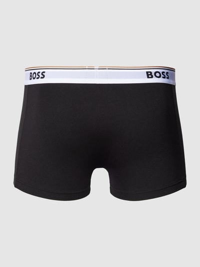 BOSS Trunks mit Logo-Bund im 3er-Pack Black 3