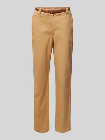 Christian Berg Woman Tapered fit chino met riem Camel - 2