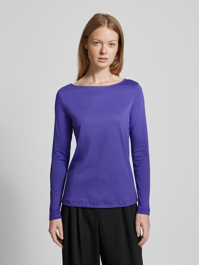 Christian Berg Woman Longsleeve mit U-Boot-Ausschnitt Violett 4