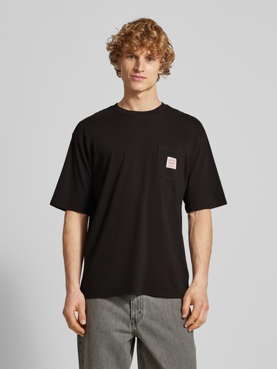 Levi's® T-Shirt mit Brusttasche Modell 'WORKWEAR' Black 4