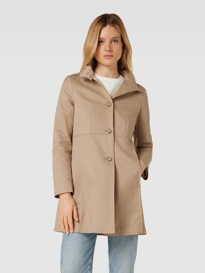 Cinque Krótki płaszcz ze stójką model ‘CIMERA’ Beżowy 4