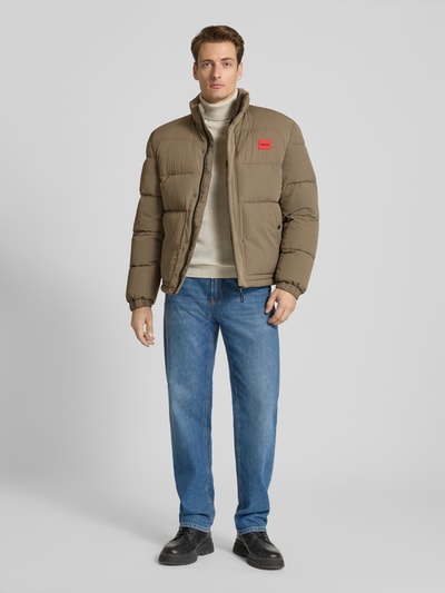 HUGO Regular Fit Steppjacke mit Stehkragen Modell 'BALTO2541' Mittelgrau 1