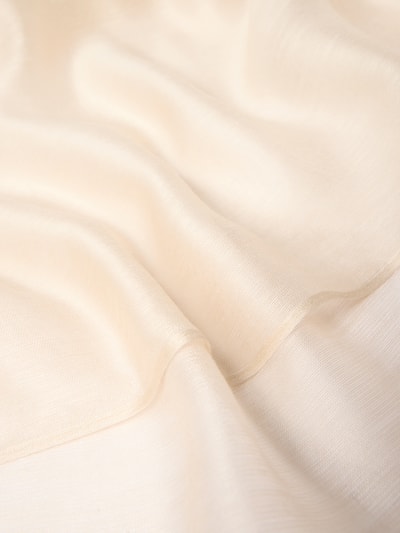 COMMA Sjaal met zijde in rechthoekig model Beige - 2