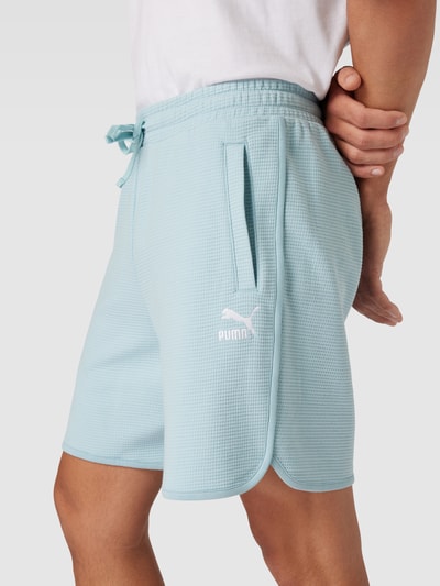 PUMA PERFORMANCE Korte broek met labelstitching Lichtblauw - 3