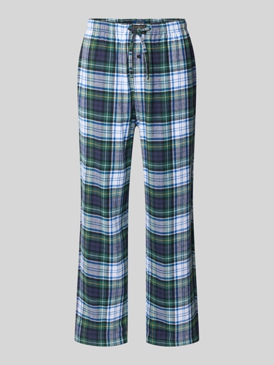 Polo Ralph Lauren Underwear Relaxed fit pyjamabroek met logopatch, model 'Sleep' Donkergroen - 1