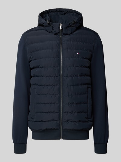 Tommy Hilfiger Regular Fit Steppjacke mit abnehmbaren Kapuze Marine 2