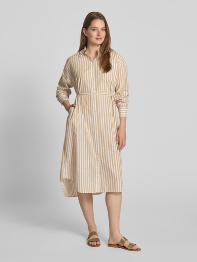 Scotch & Soda Midikleid mit Knopfleiste Sand 4