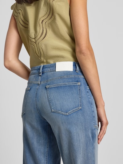 OPUS PANTS Mom fit jeans in used-look, model 'Melly breeze' Blauw - 3