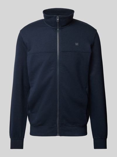 s.Oliver RED LABEL Sweatjack met opstaande kraag Marineblauw - 2