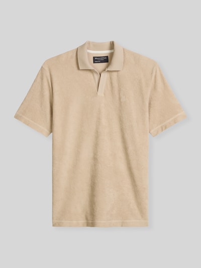 Marc O'Polo Regular Fit Poloshirt aus reinem Baumwoll-Frottee Beige 2