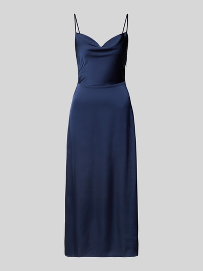 Vila Maxikleid mit Wasserfall-Ausschnitt Modell 'RAVENNA' Marine 2