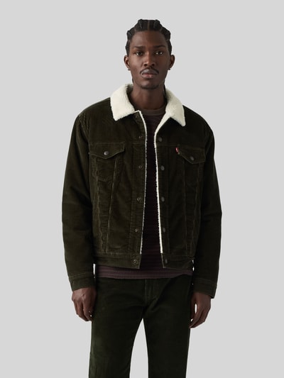 Levi's® Regular Fit Jeansjacke aus Baumwoll-Mix Black 4