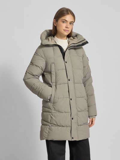 G-Star Raw Gewatteerde lange jas met steekzakken, model 'Whistler' Lichtgrijs - 4