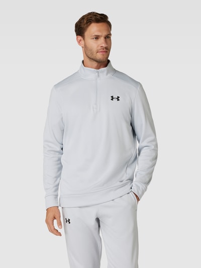 Under Armour Sweatshirt met labeldetail Lichtgrijs - 4