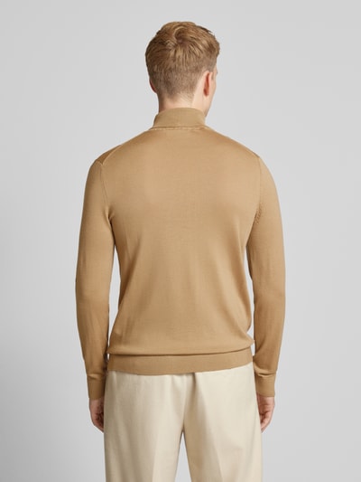 SELECTED HOMME Gebreide pullover van lanawol, model 'TRAY' Camel - 5