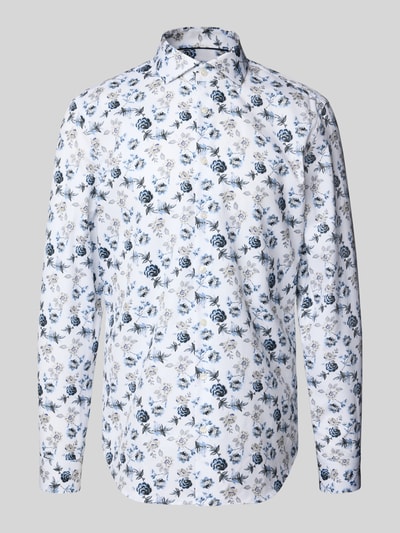 Jake*s Slim Fit Business-Hemd mit Haifischkragen Weiss 2