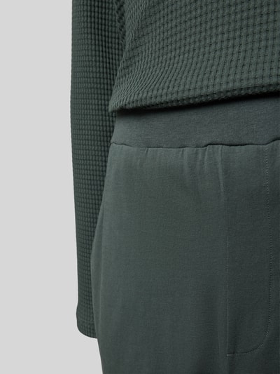 Schiesser Relaxed fit pyjama met knoopsluiting Lindegroen - 2