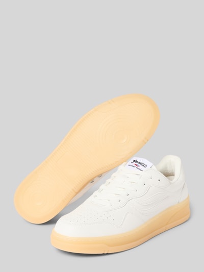 Genesis Sneakers met logopatch, model 'Soley' Wit - 4