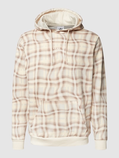 adidas Originals Hoodie mit Allover-Muster Modell 'AOP HOOD' Beige 2