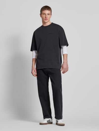 Jack & Jones Jeansy z 5 kieszeniami model ‘ALEX’ Czarny 1