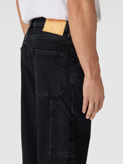 Filippa K Jeans mit Label-Patch Black 3