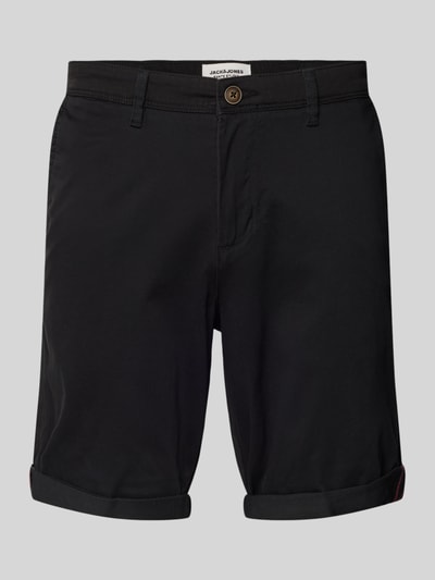 Jack & Jones Regular Fit Bermudas mit Eingrifftaschen Modell 'IBOWIE' Black 2