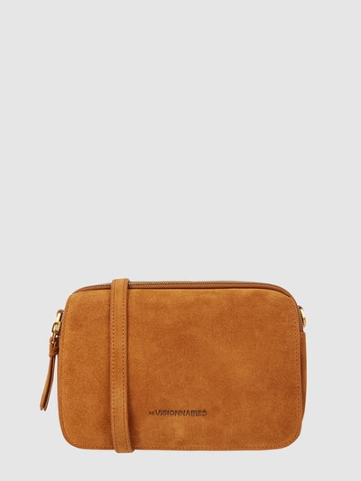 Les Visionnaires Crossbody Bag aus Veloursleder Modell ''Emily' Cognac 2