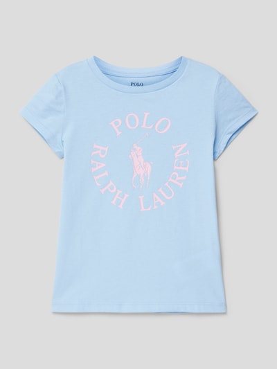 Polo Ralph Lauren Kids T-Shirt mit Label-Print Bleu 1